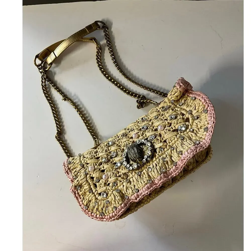 Kurt Geiger London small Chelsea ruffled shoulder bag - Picture 2 of 13